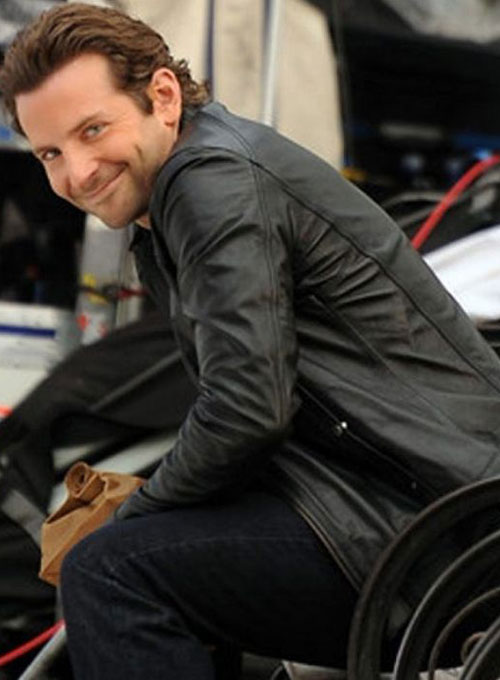 (image for) Bradley Cooper Limitless Leather Jacket - Click Image to Close