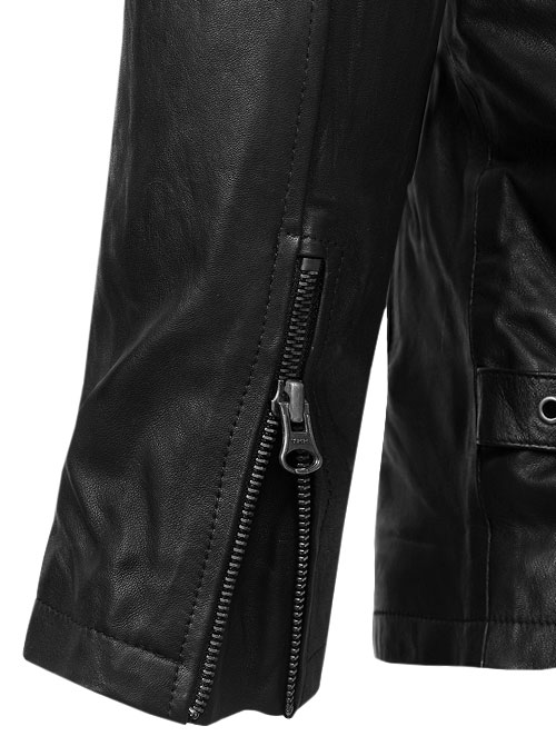 (image for) Cafe Racer Leather Jacket - Click Image to Close