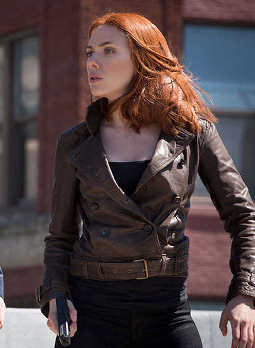 (image for) Captain America The Winter Soldier Scarlett Johansson Jacket - Click Image to Close