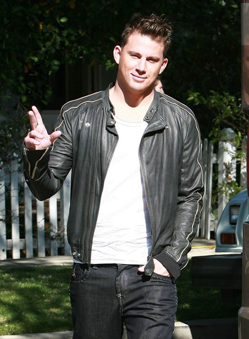 (image for) Channing Tatum Leather Jacket - Click Image to Close