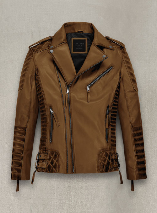 (image for) Charles Burnt Tan Leather Jacket