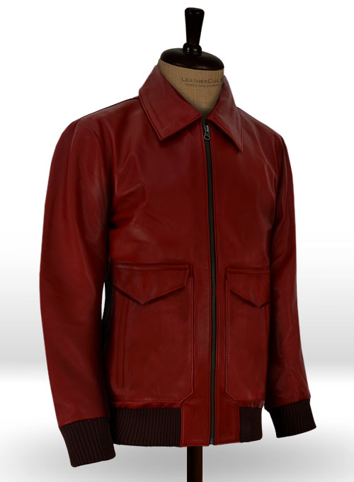 (image for) Cherry Red Drake Graham Toronto Film Festival Leather Jacket - Click Image to Close