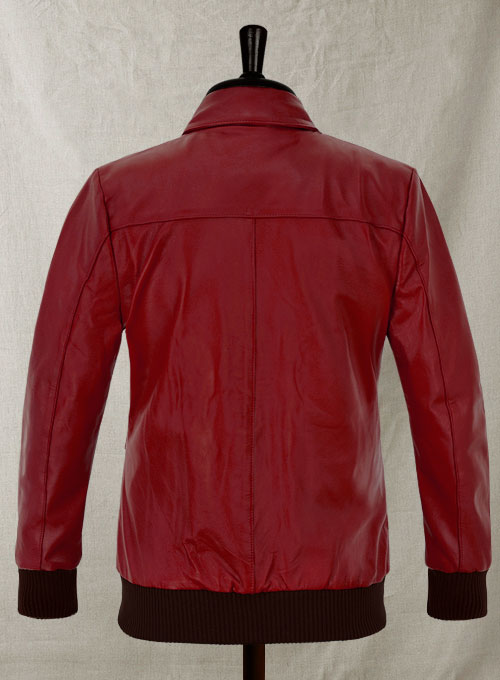 (image for) Cherry Red Drake Graham Toronto Film Festival Leather Jacket - Click Image to Close