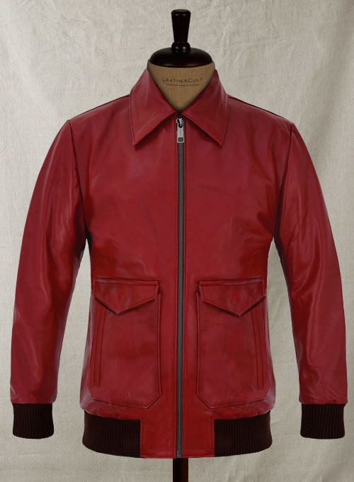 Cherry Red Drake Graham Toronto Film Festival Leather Jacket