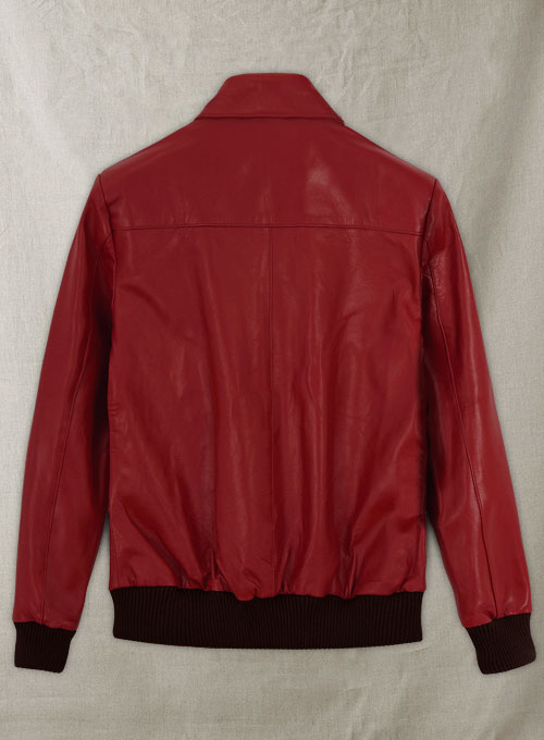 (image for) Cherry Red Drake Graham Toronto Film Festival Leather Jacket - Click Image to Close