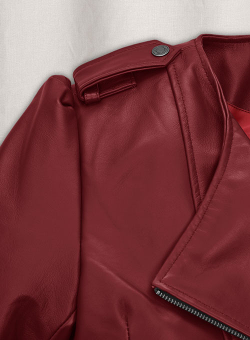 (image for) Cherry Red Leather Jacket # 295