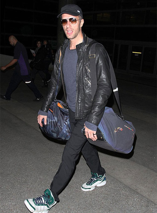 (image for) Chris Martin Leather Jacket - Click Image to Close