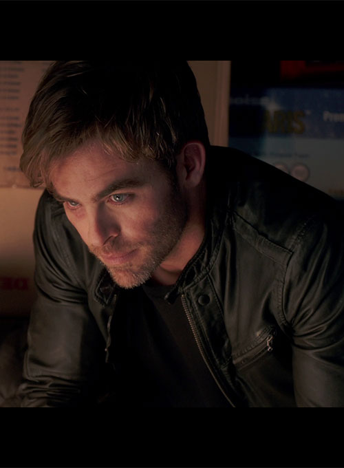 (image for) Chris Pine Horrible Bosses 2 Leather Jacket - Click Image to Close