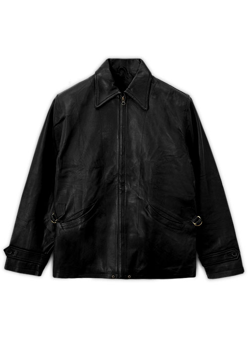 Black Daniel Craig Skyfall Leather Jacket - XL Regular