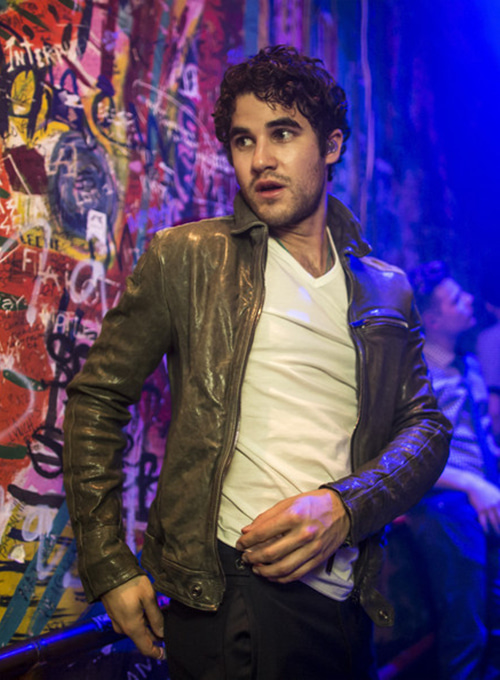 (image for) Darren Criss Leather Jacket #2