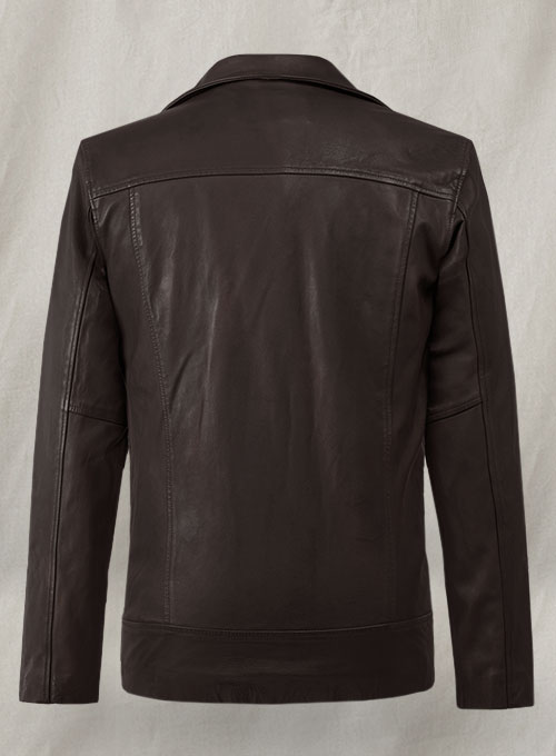 (image for) Dauntless Brown Biker Leather Jacket - Click Image to Close