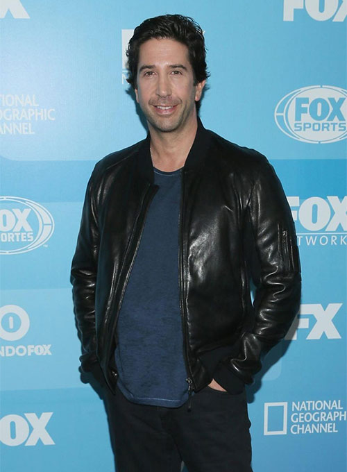 (image for) David Schwimmer Leather Jacket - Click Image to Close