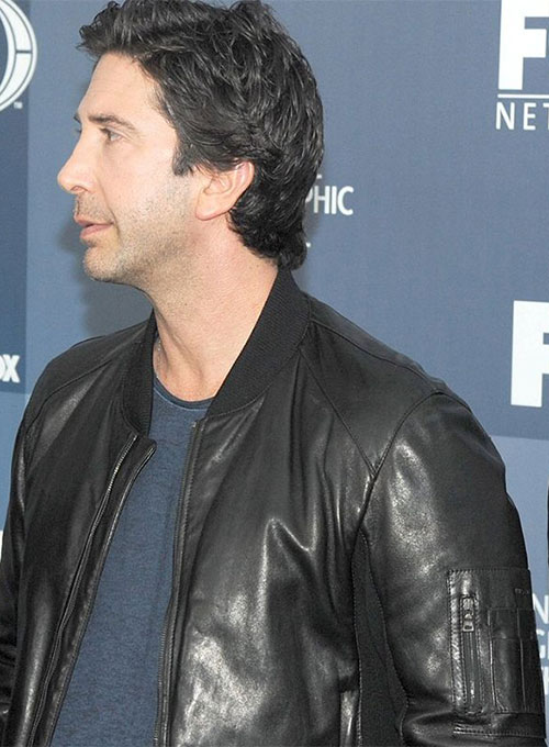 David Schwimmer Leather Jacket - Click Image to Close