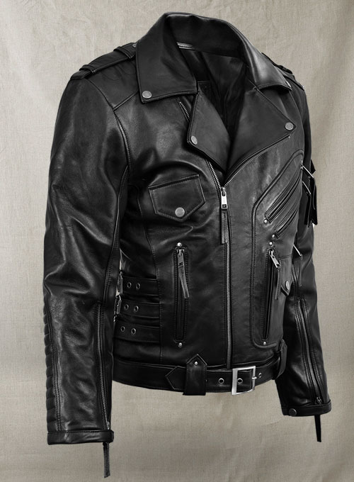 (image for) Deadwood Moto Leather Jacket - Click Image to Close