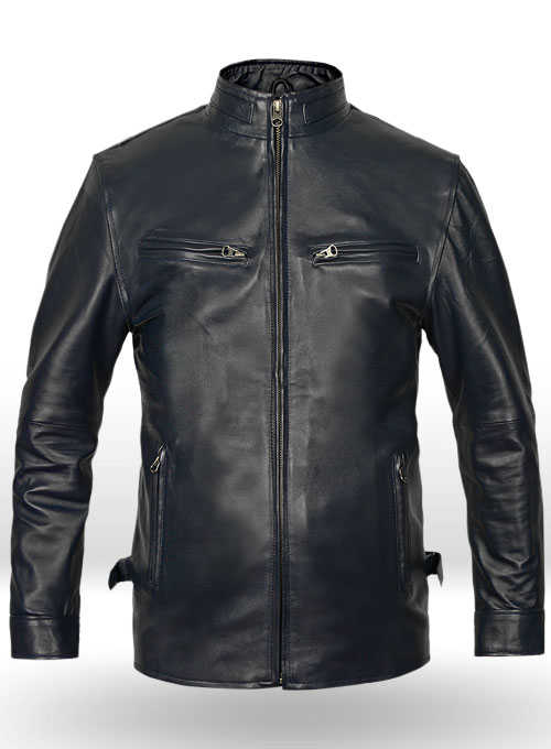 Dark Blue Vin Diesel Fast And Furious 6 Leather Jacket