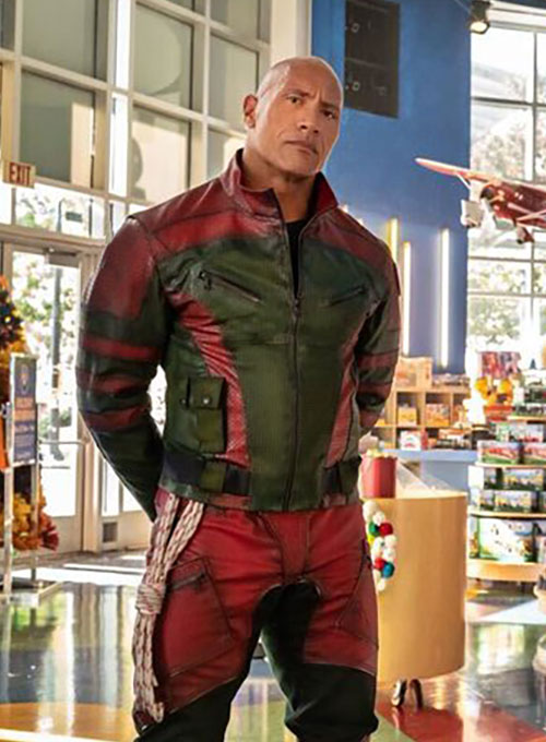 (image for) Dwayne Johnson Red One Leather Jacket