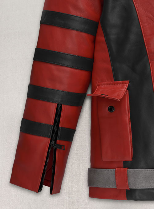 (image for) Dwayne Johnson Red One Leather Jacket - Click Image to Close