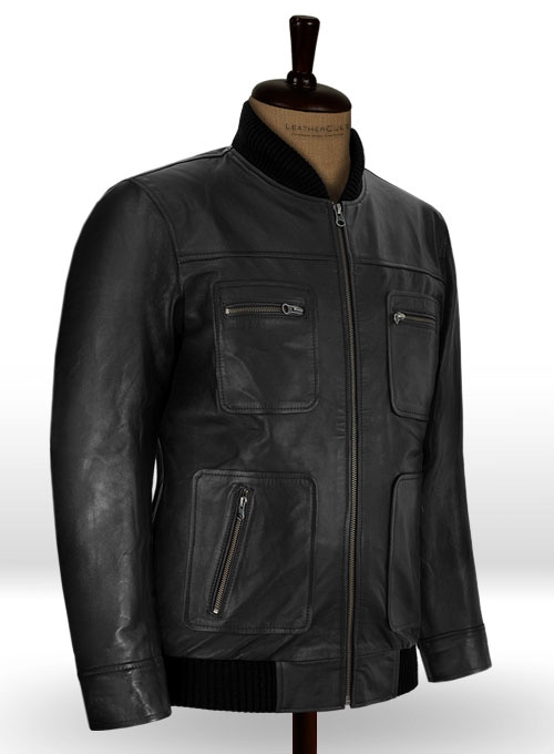 (image for) Dwayne Johnson The Other Guys Leather Jacket - Click Image to Close