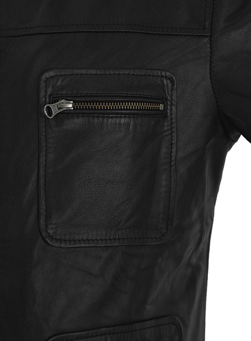 (image for) Dwayne Johnson The Other Guys Leather Jacket - Click Image to Close