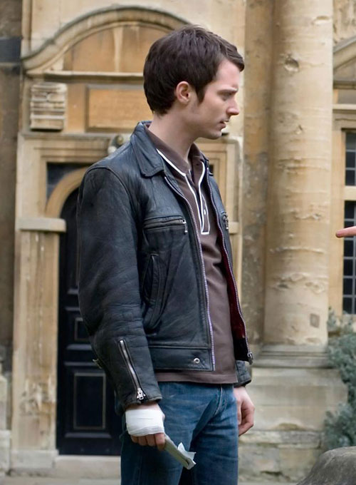 (image for) Elijah Wood The Oxford Murders Leather Jacket - Click Image to Close
