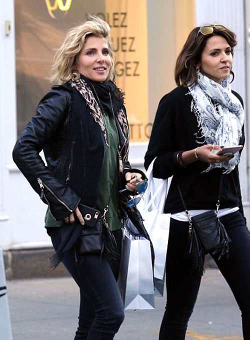 (image for) Elsa Pataky Leather Jacket - Click Image to Close