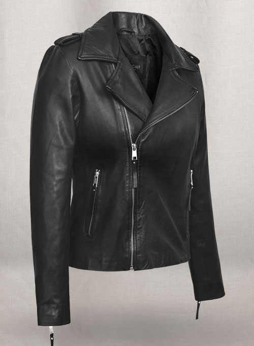 (image for) Elsa Pataky Leather Jacket #2 - Click Image to Close