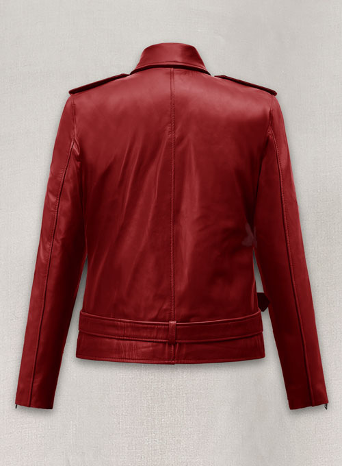 (image for) Emilia Clarke Last Christmas Leather Jacket - Click Image to Close