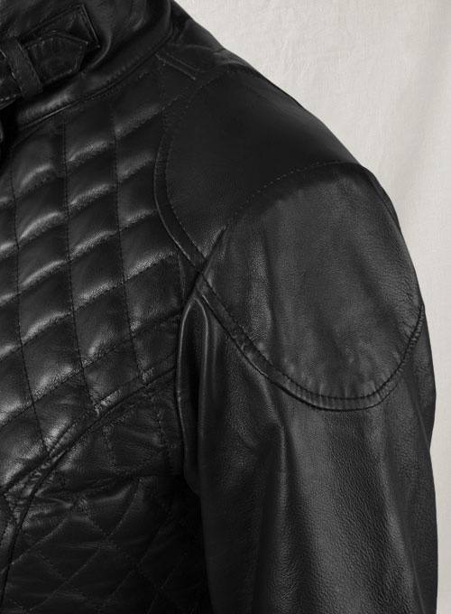 Emily Blunt Leather Jacket - Click Image to Close