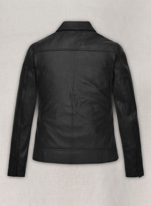 (image for) Emma Stone Leather Jacket #1 - Click Image to Close