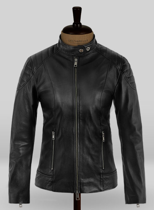 (image for) Emma Stone Zombieland: Double Tap Leather Jacket - Click Image to Close