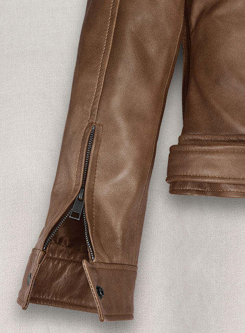 (image for) Espanol Timber Brown Leather Jacket #517