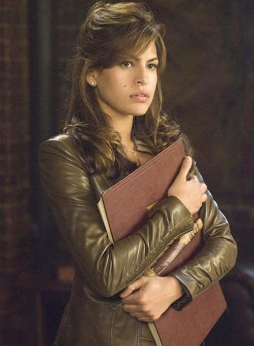 (image for) Eva Mendes Ghost Rider Leather Blazer - Click Image to Close