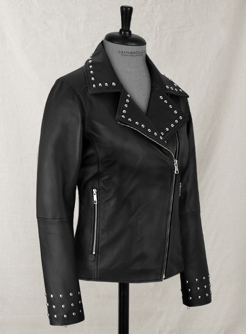 (image for) Eva Studded Leather Jacket