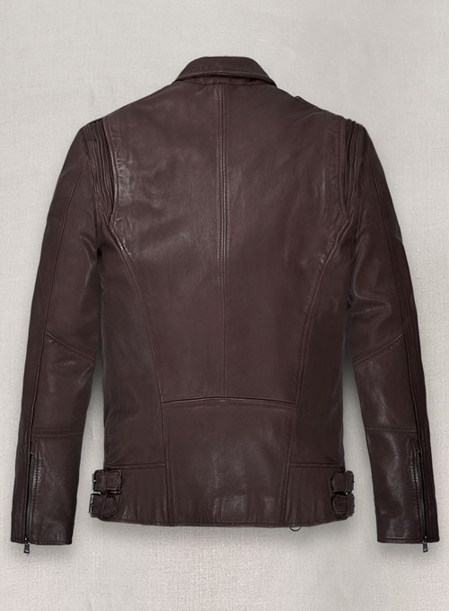(image for) Falcon Burgundy Rider Leather Jacket - Click Image to Close