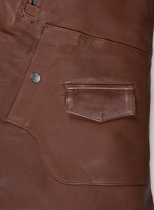 (image for) Falcon Tan Rider Leather Jacket