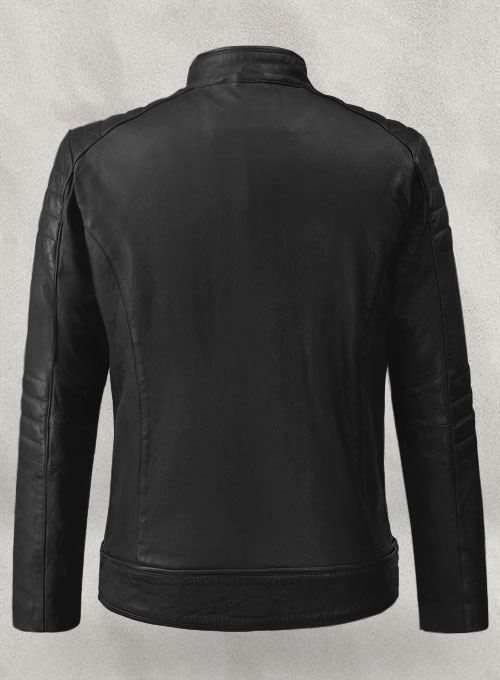 (image for) Firefly Moto Black Biker Leather Jacket