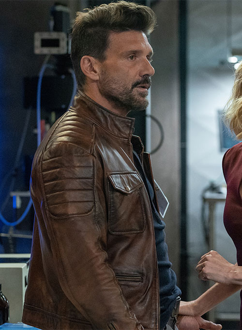 Frank Grillo Boss Level Leather Jacket - Click Image to Close