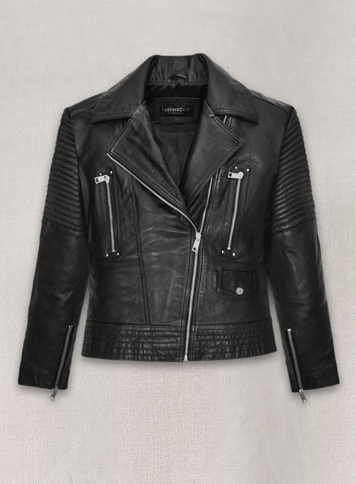 (image for) Gal Gadot Leather Jacket - Click Image to Close