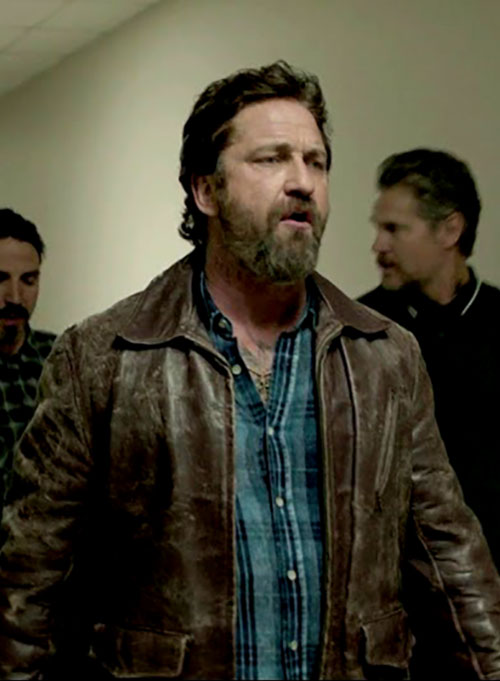 (image for) Gerard Butler Den Of Thieves Leather Jacket - Click Image to Close