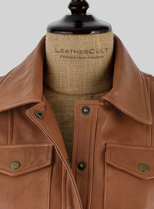 (image for) Gigi Hadid Leather Jacket - Click Image to Close