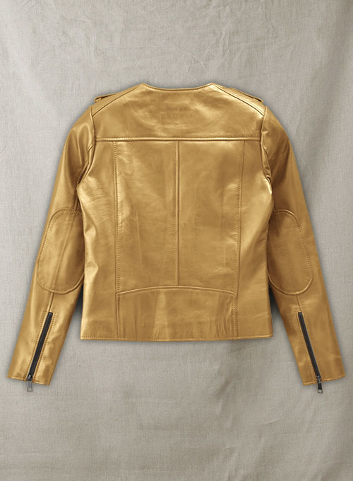 (image for) Golden Lizzy Caplan Now You See Me 2 Leather Jacket - Click Image to Close