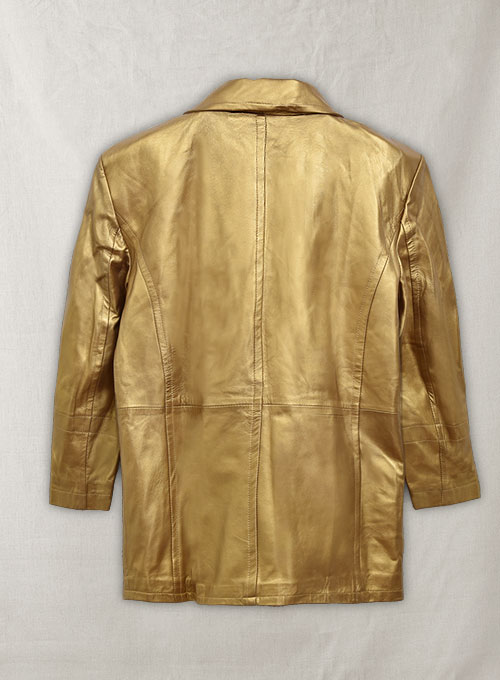 (image for) Golden Designer Leather Jacket #999 - XL Regular - Click Image to Close