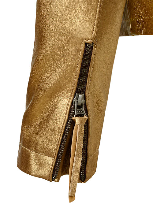 Golden Leather Jacket # 288