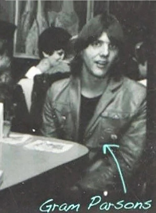 (image for) Gram Parsons Circa 1969 Leather Jacket - Click Image to Close