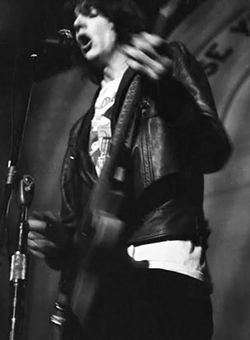 (image for) Gram Parsons Circa 1969 Leather Jacket - Click Image to Close