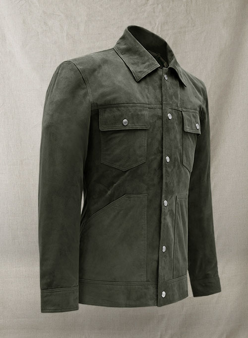 (image for) Brown Frodo Suede Leather Jacket - Click Image to Close