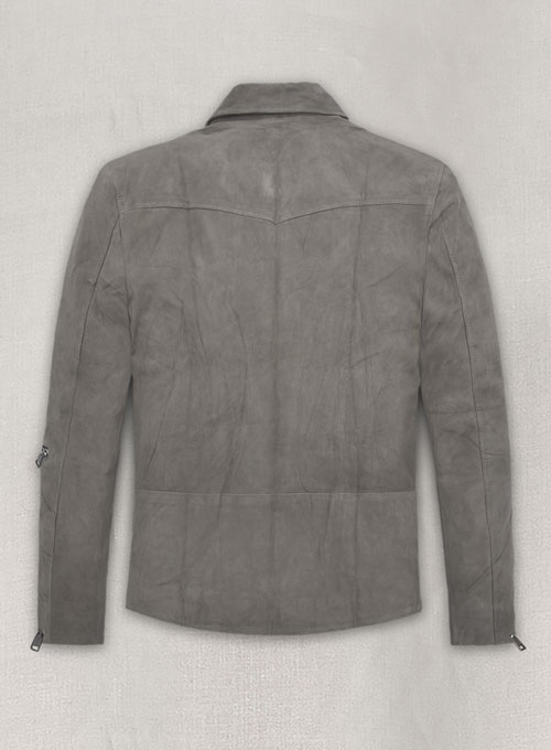 (image for) Gray Suede Leather Jacket # 903