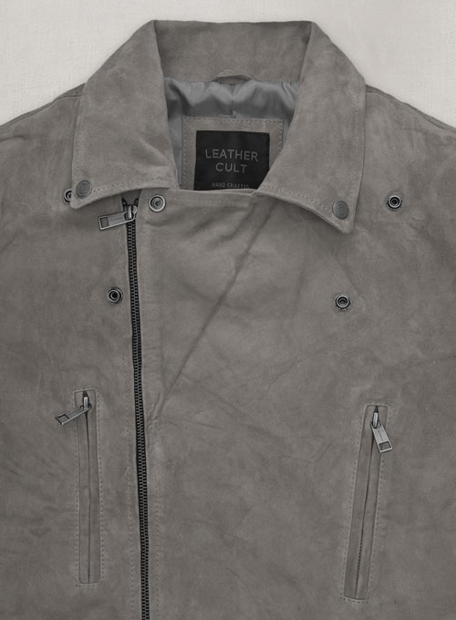 (image for) Gray Suede Leather Jacket # 903