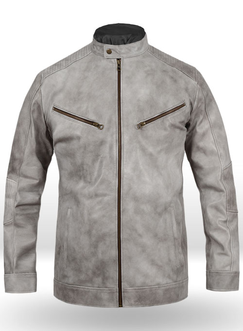 (image for) Harbor Gray Leather Jacket # 656