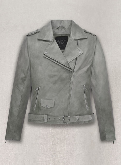 (image for) Harbor Gray Leather Jacket # 246 - Click Image to Close